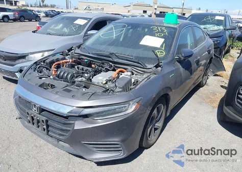 2019 Honda Insight Ex z USA, uszkodzony, nr VIN 19XZE4F58KE008554